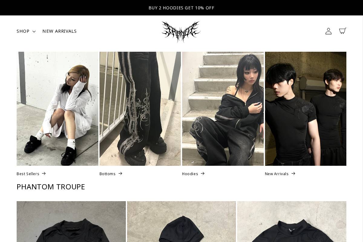 trvnce.com homepage screenshot