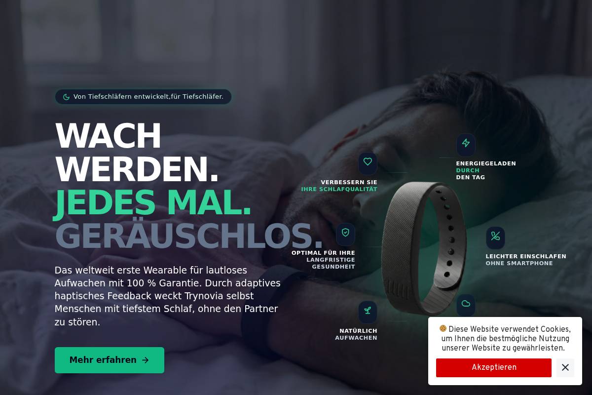 try-novia.de homepage screenshot