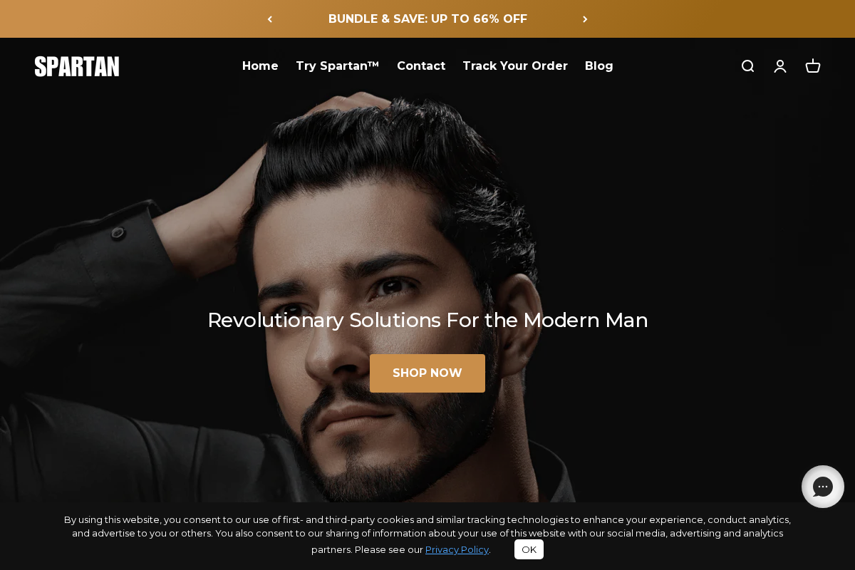 SPARTAN™ homepage screenshot