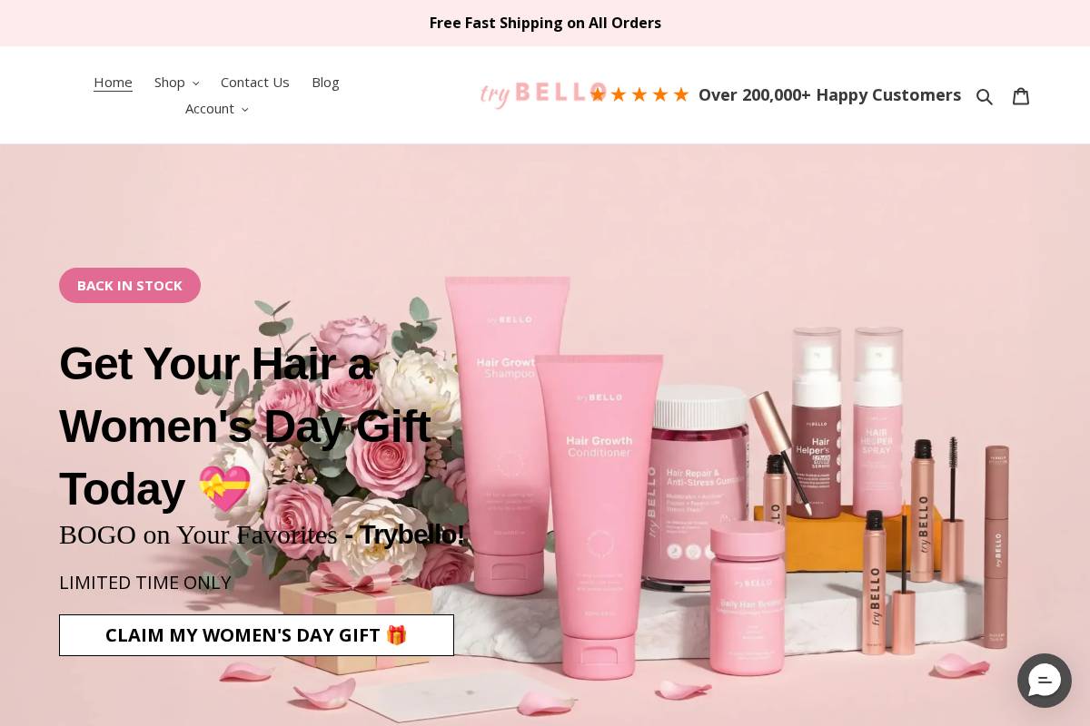 Trybello homepage screenshot