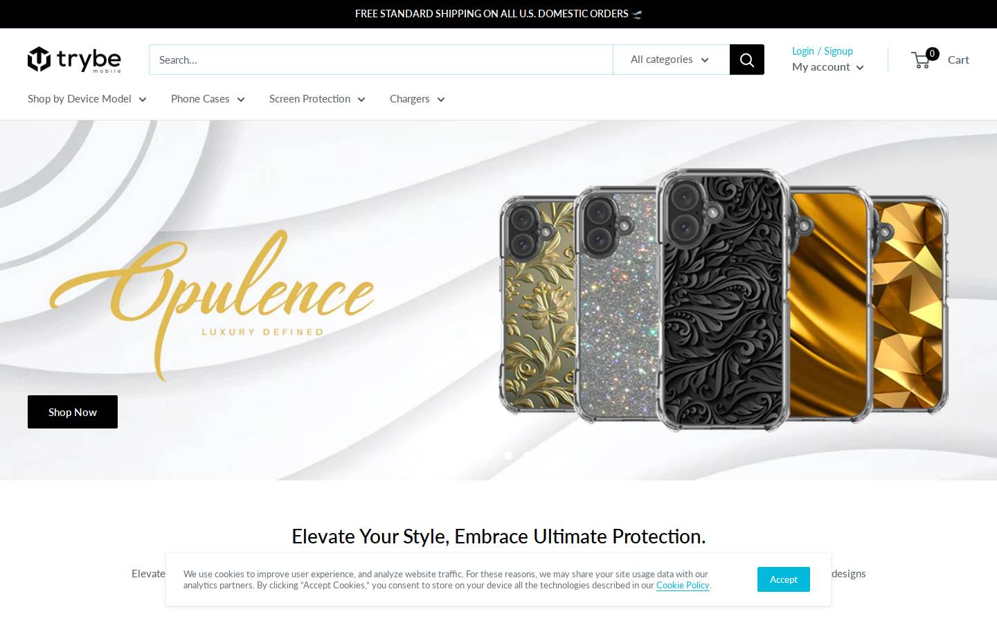 trybeproduct.com homepage screenshot