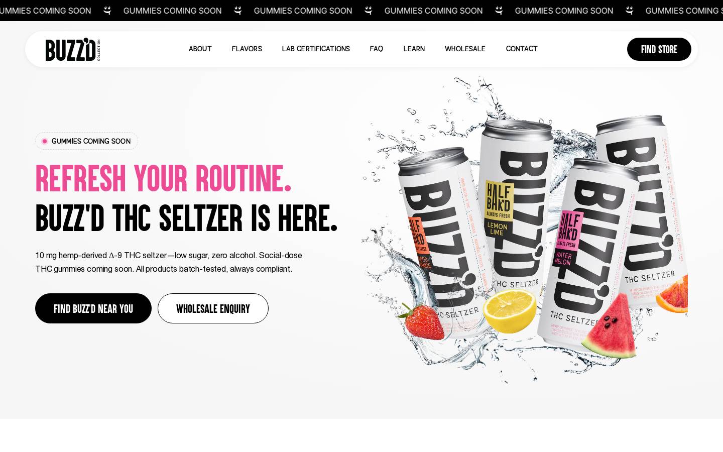 trybuzzd.com homepage screenshot