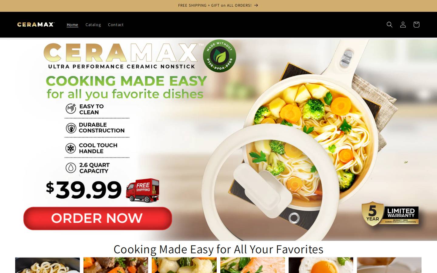 tryceramax.com homepage screenshot