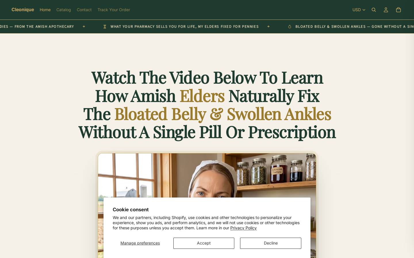 trycleonique.com homepage screenshot