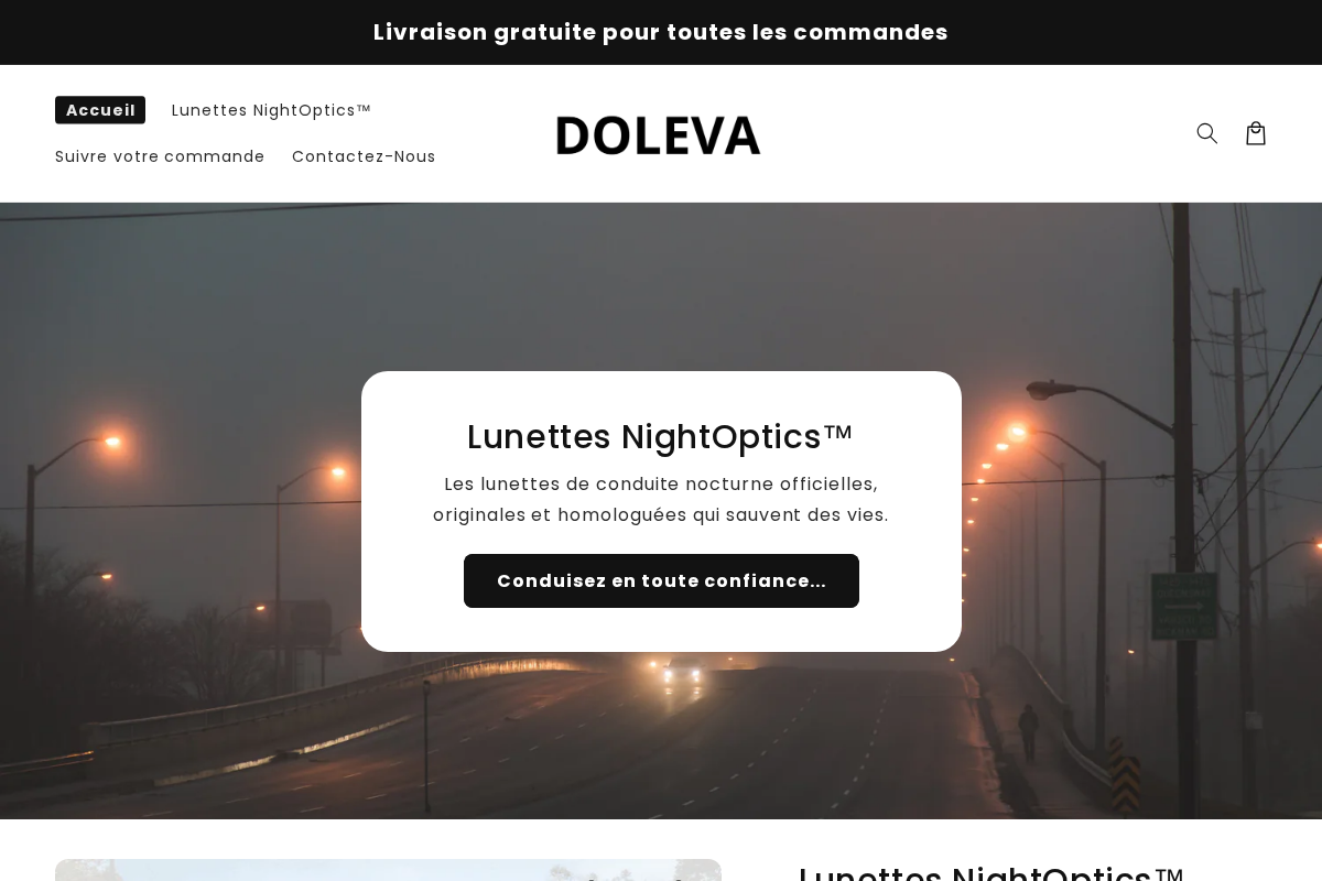 Doleva homepage screenshot