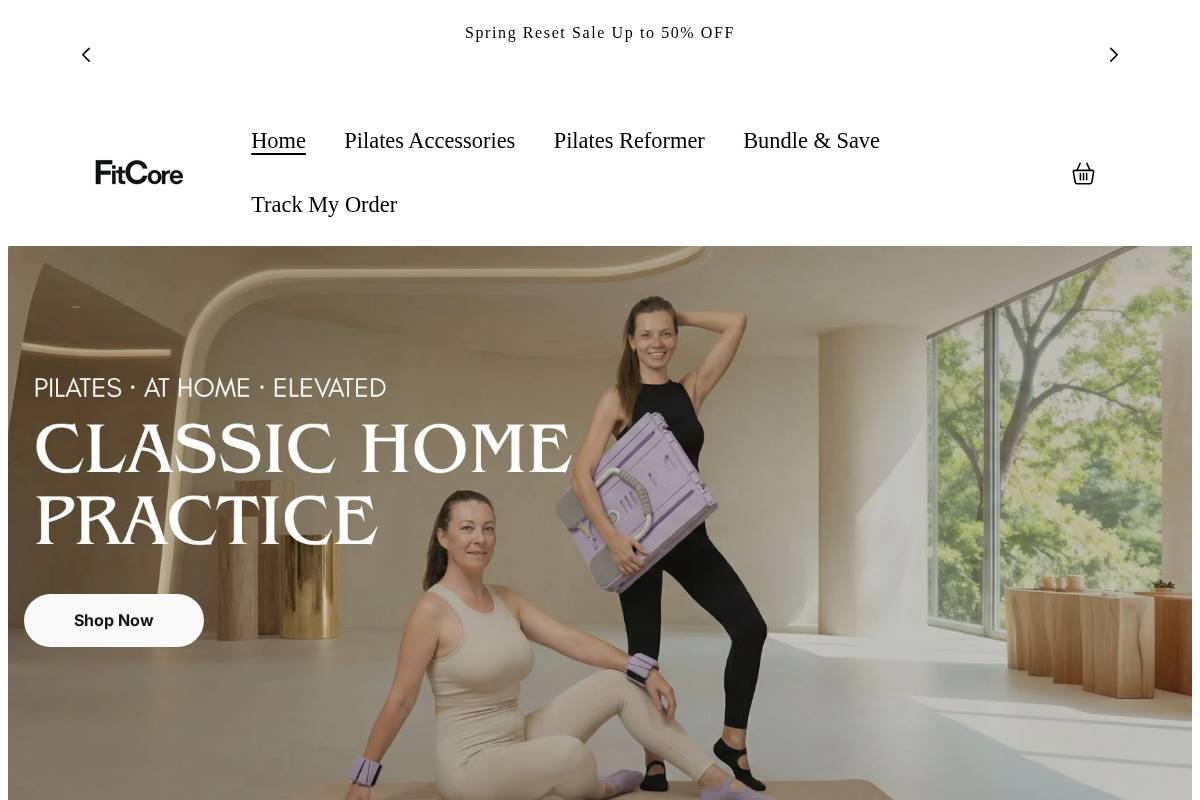 Tryfitcore homepage screenshot