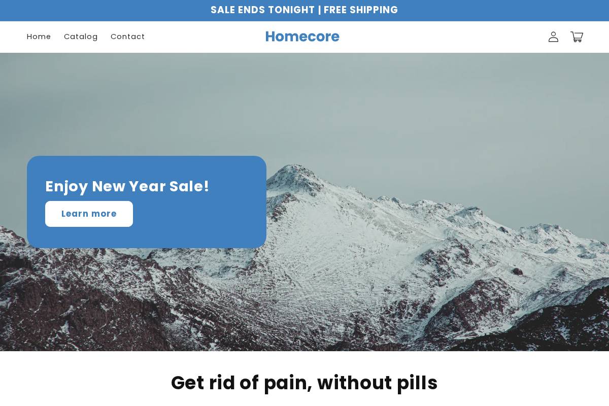 Tryhomecore homepage screenshot