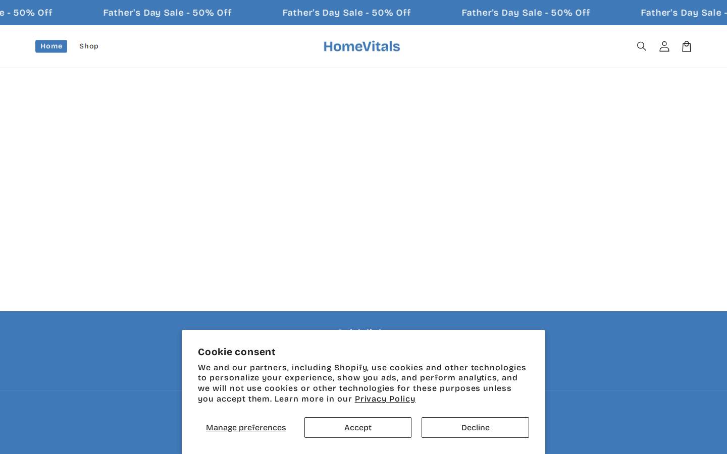tryhomevitals.com homepage screenshot