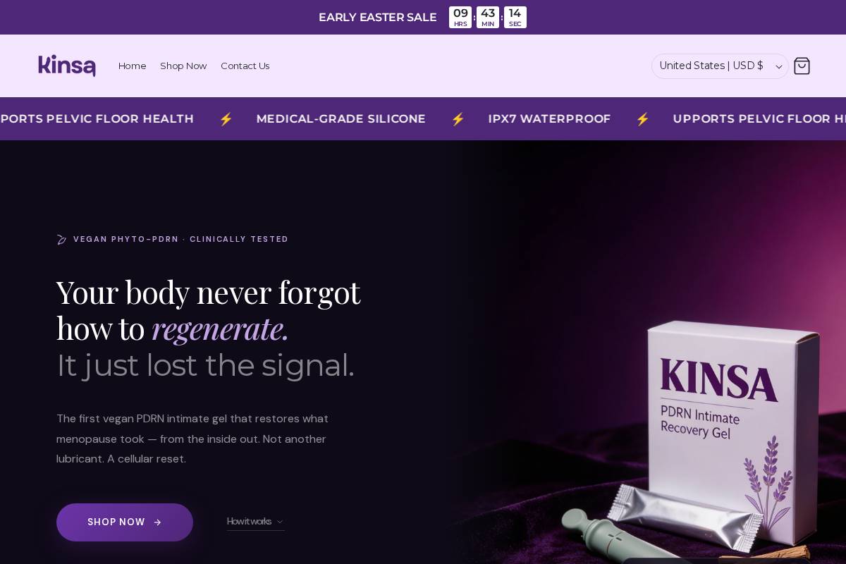 Trykinsa homepage screenshot