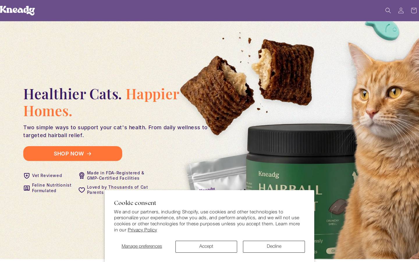 trykneady.com homepage screenshot