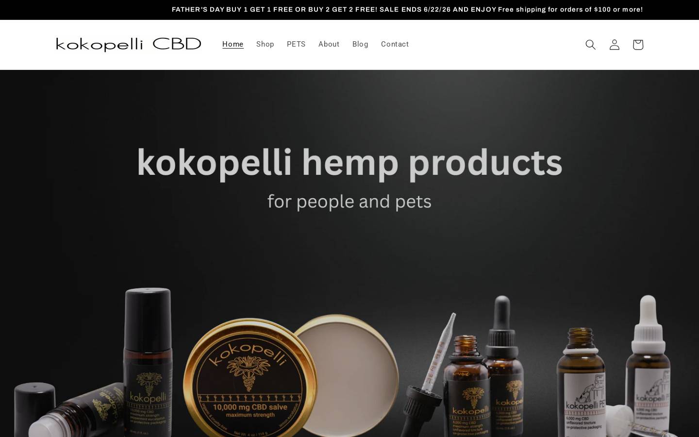 trykokopelli.com homepage screenshot
