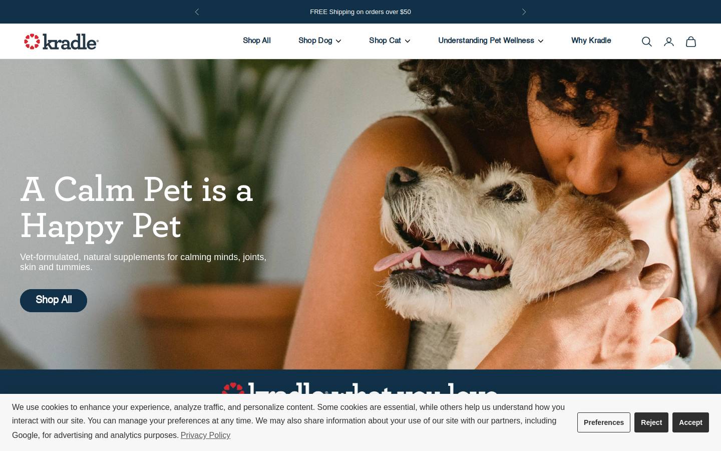 trykradle.com homepage screenshot
