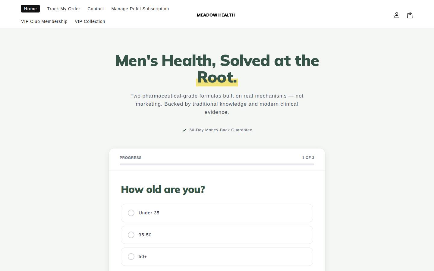 Tryliverdetox homepage screenshot
