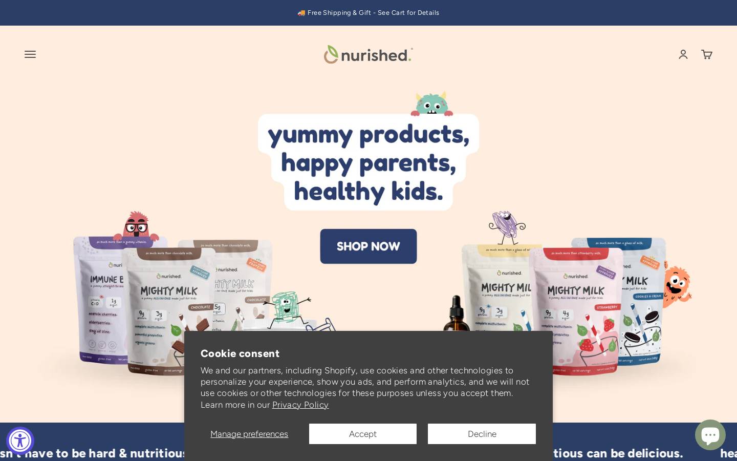 trymightymilk.com homepage screenshot