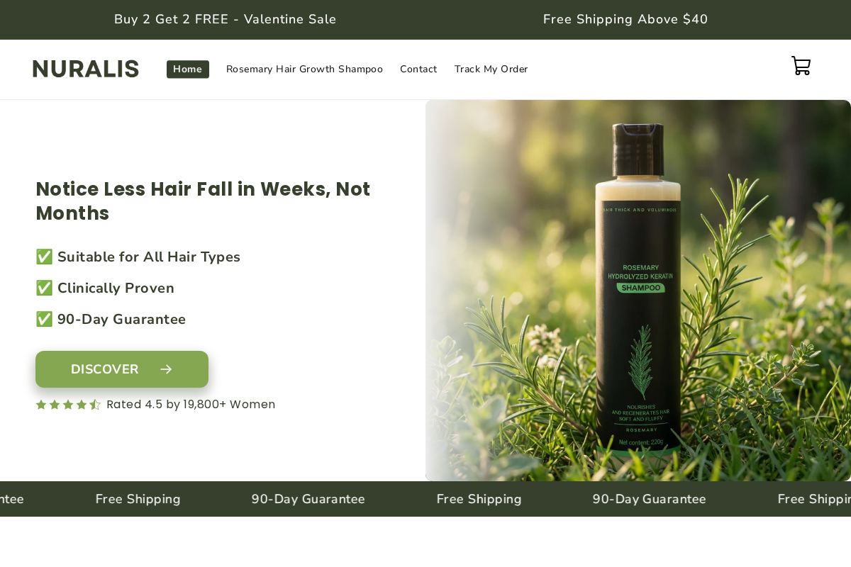 Nuralis homepage screenshot