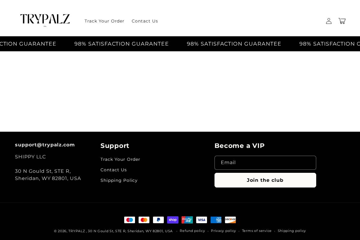 trypalz.com homepage screenshot