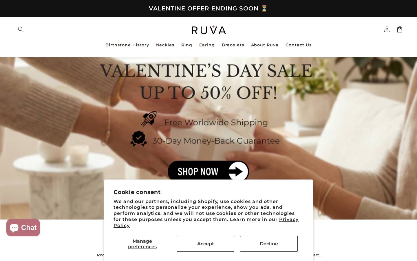 tryruva.com homepage screenshot
