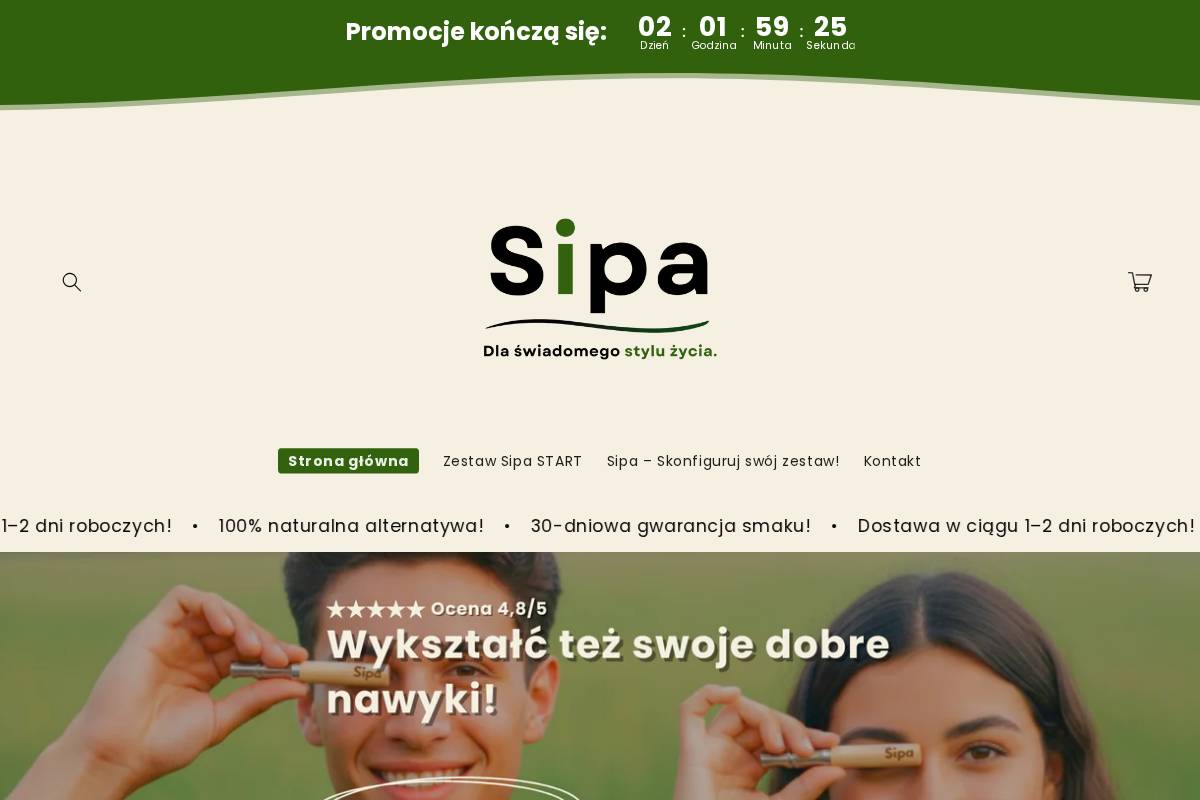 trysipa.com homepage screenshot