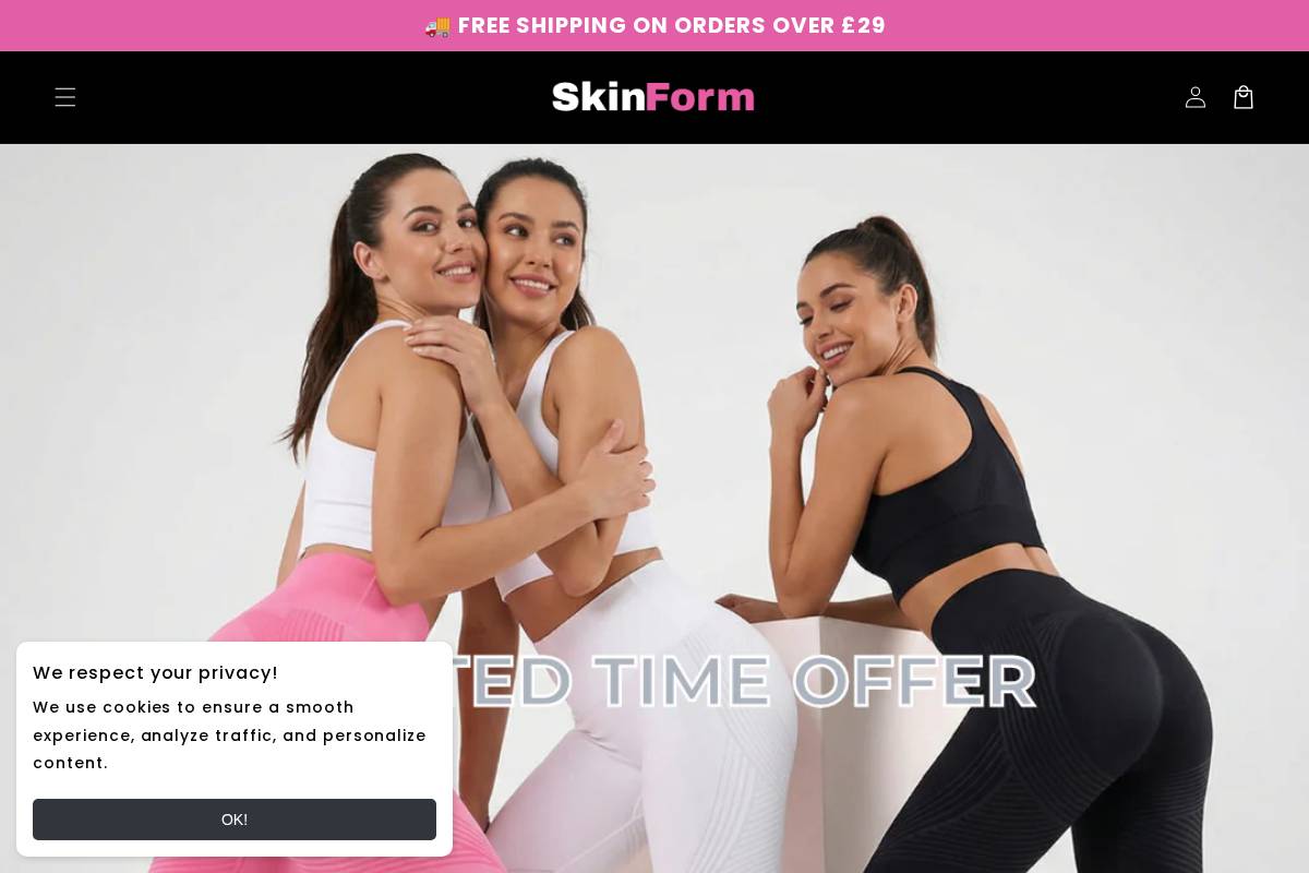 tryskinform.com homepage screenshot