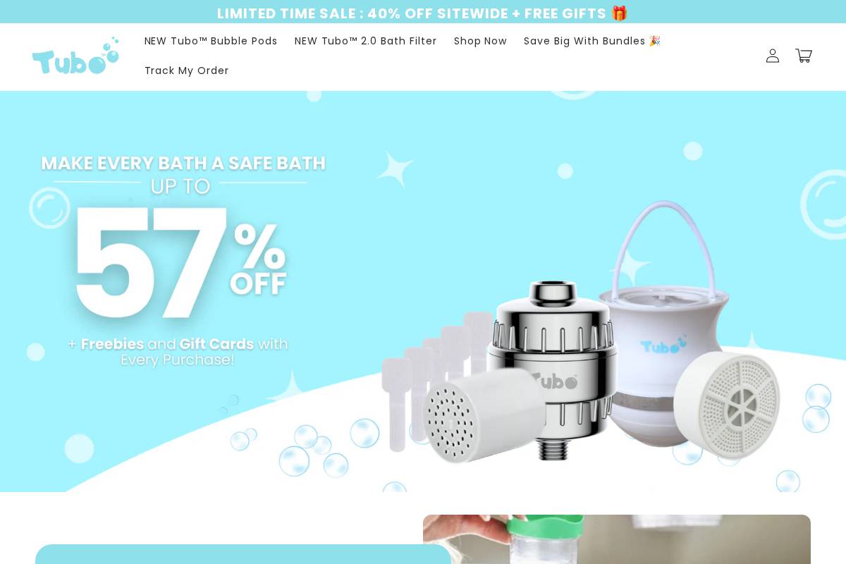 Trytubo homepage screenshot