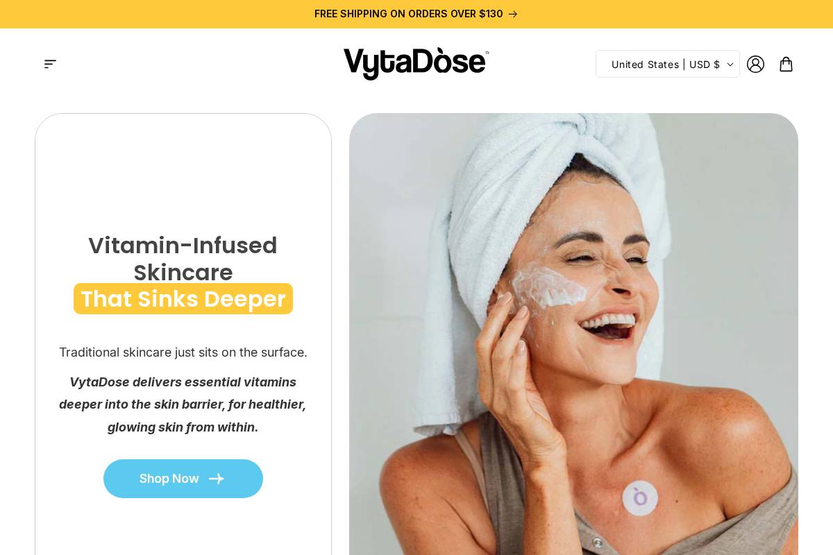 tryvytadose.com homepage screenshot