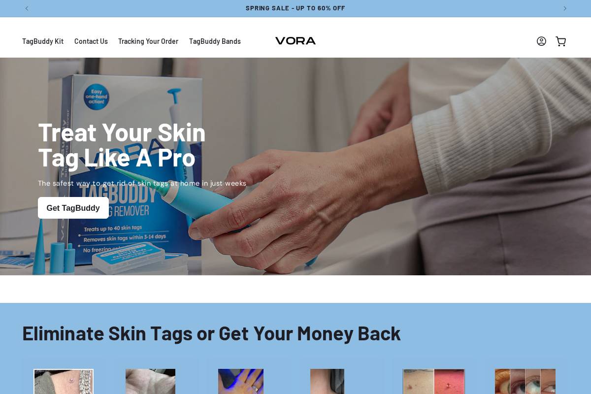 Tryyvora homepage screenshot