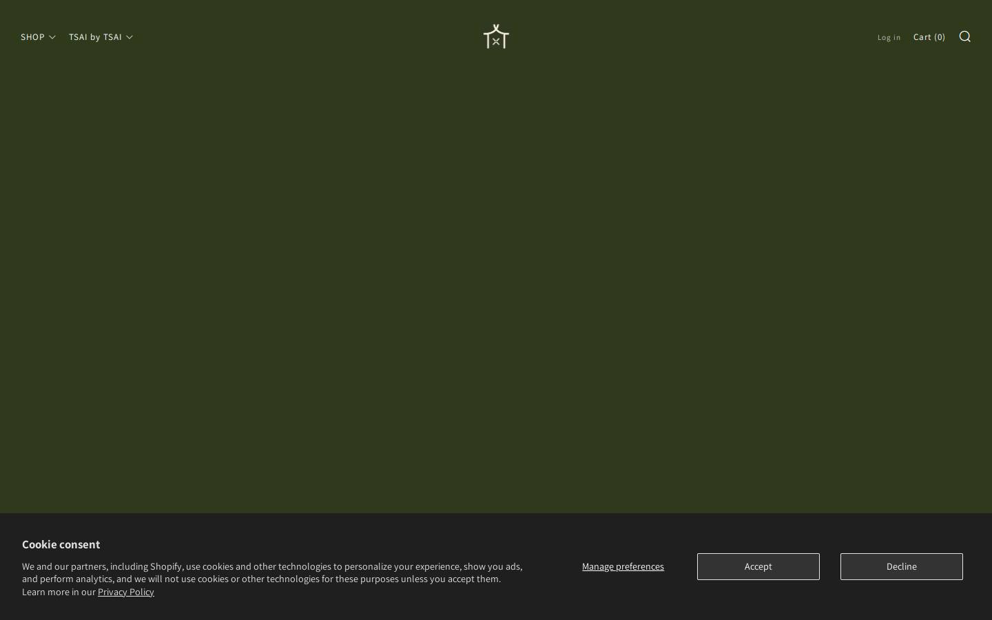 Tsai x Tsai homepage screenshot