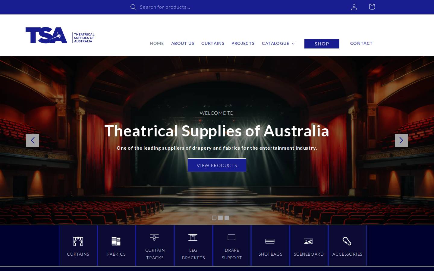 tsaweb.store homepage screenshot