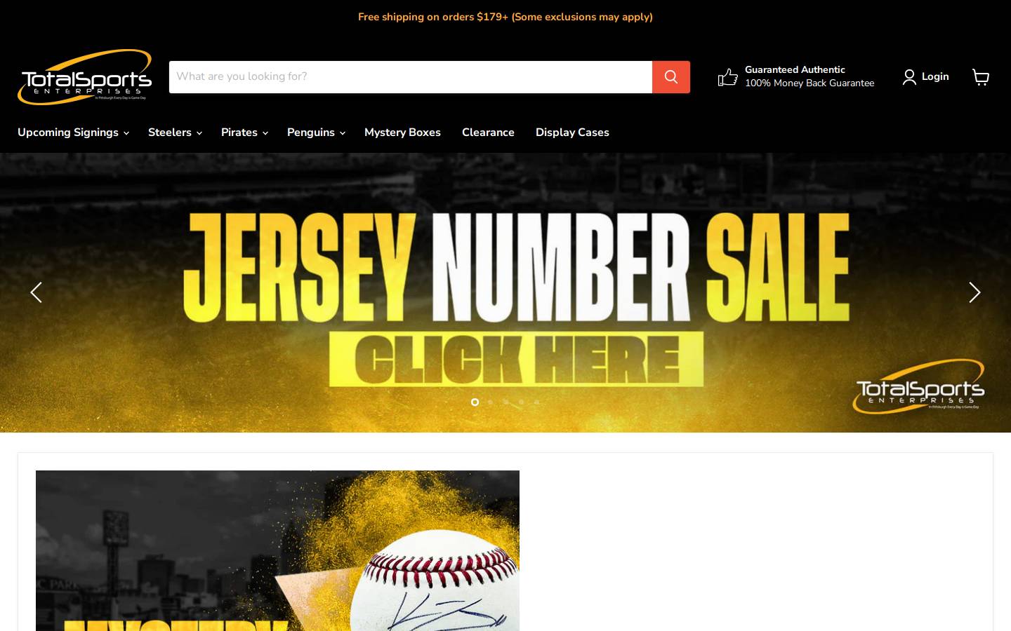 tseshop.com homepage screenshot