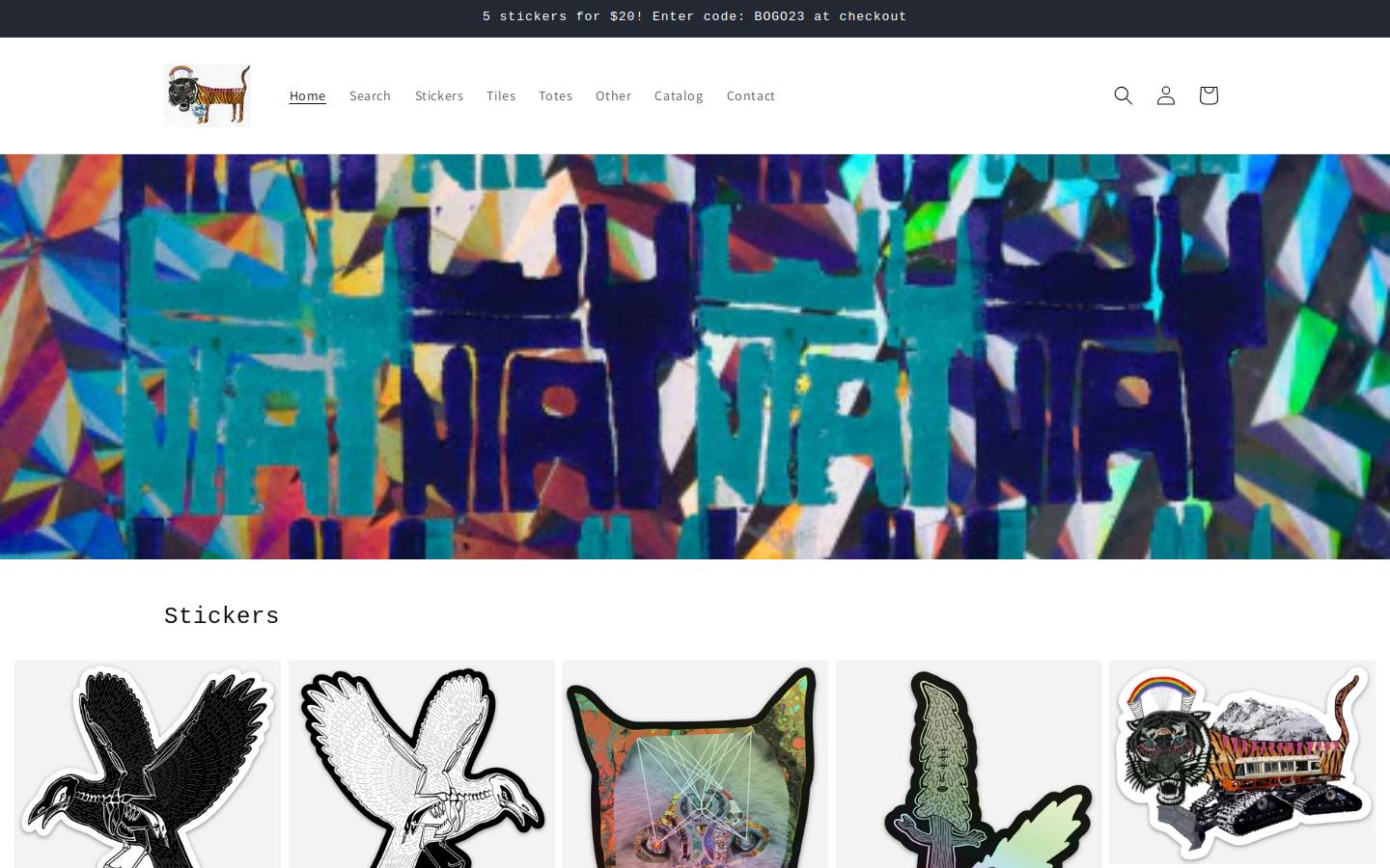 tsheaart.com homepage screenshot