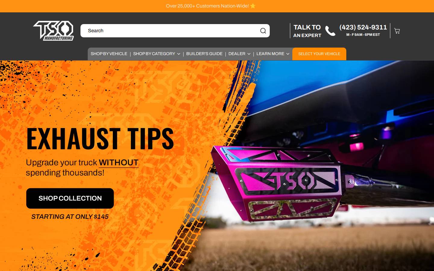 tso.co homepage screenshot