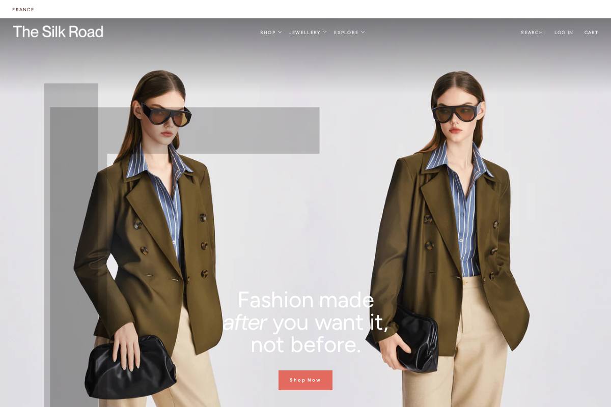 The Silk Road homepage screenshot