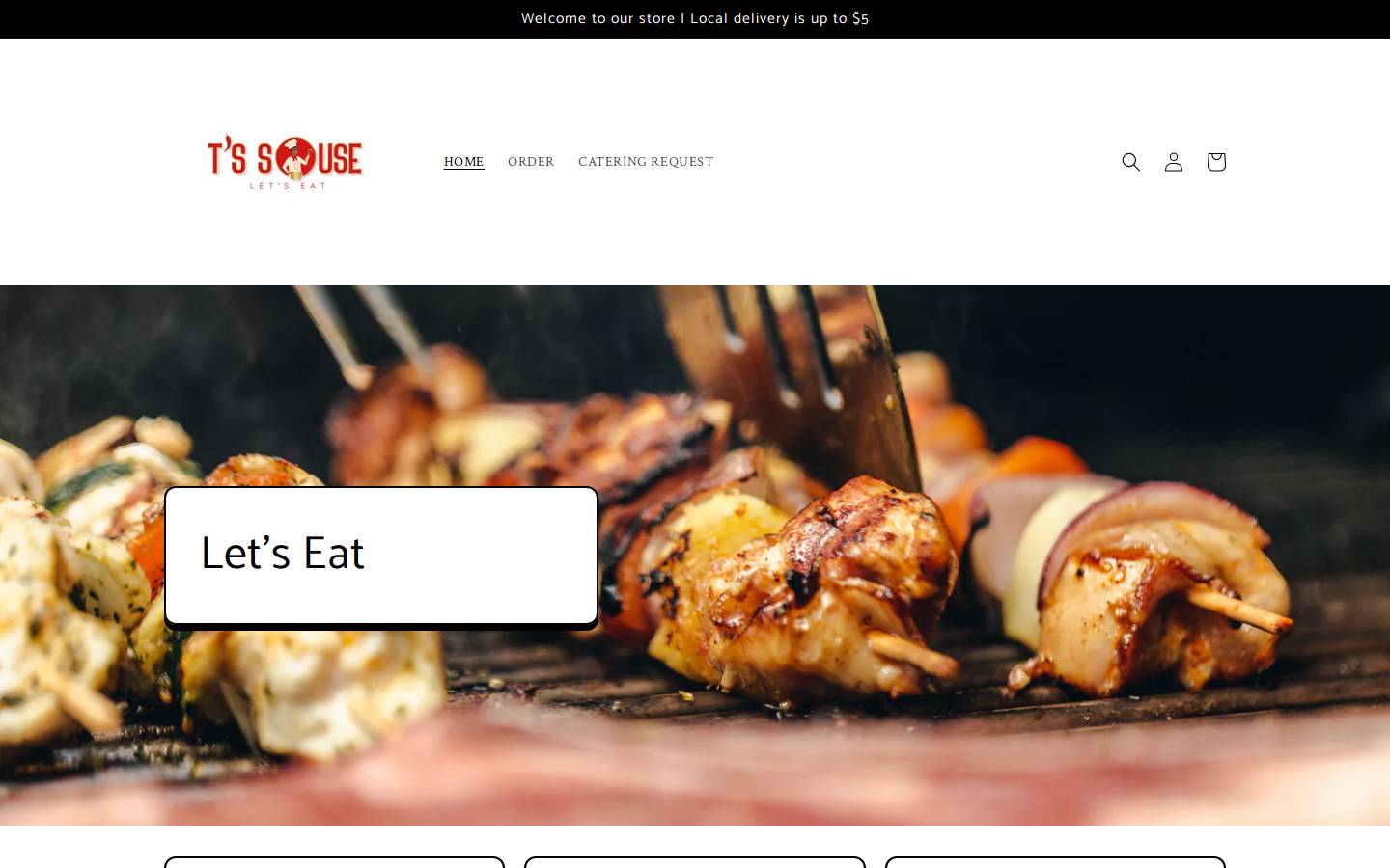 tssouse.com homepage screenshot