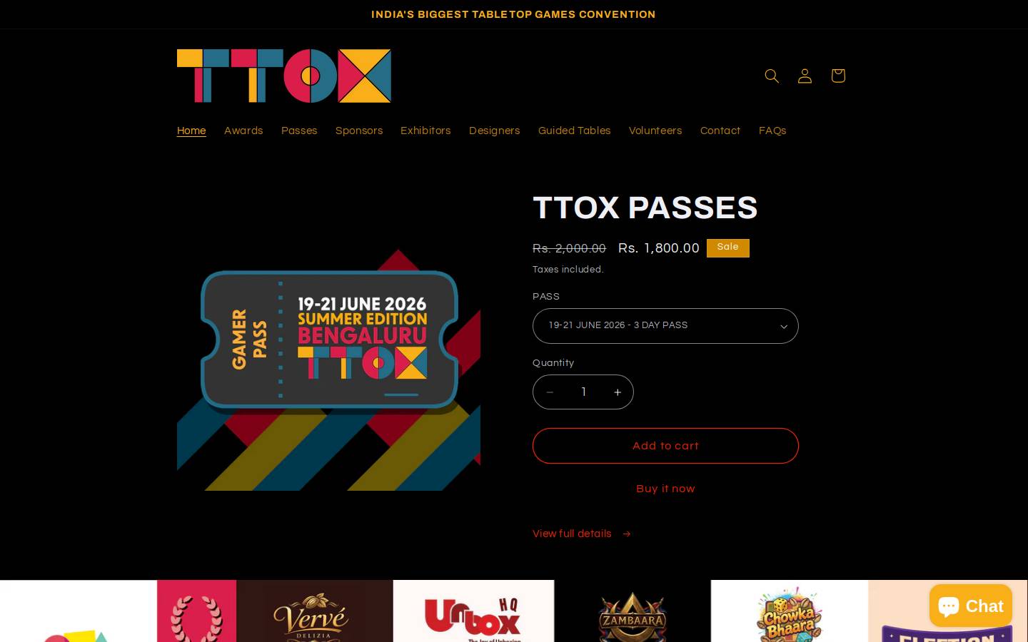 ttox.in homepage screenshot