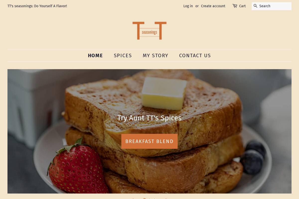ttseasonings.com homepage screenshot