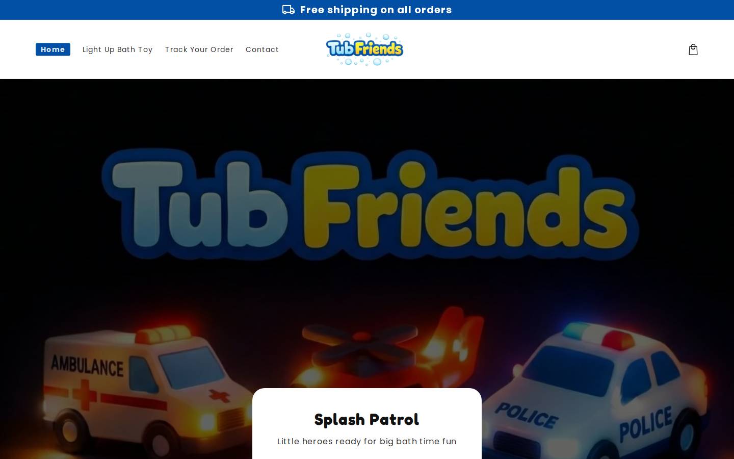 tubfriends.com homepage screenshot