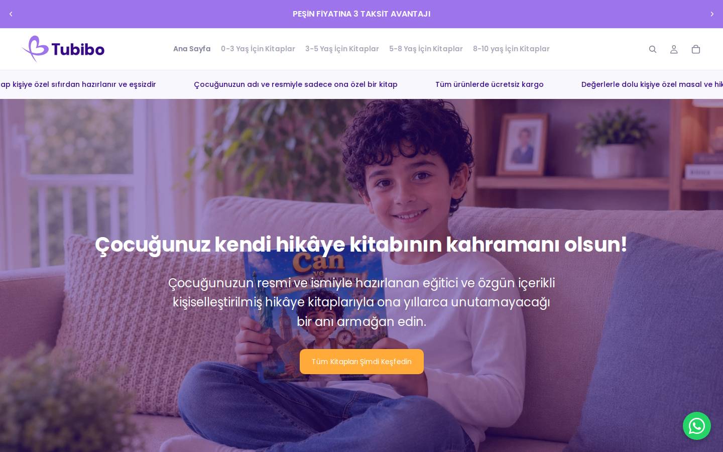 tubibo.com homepage screenshot