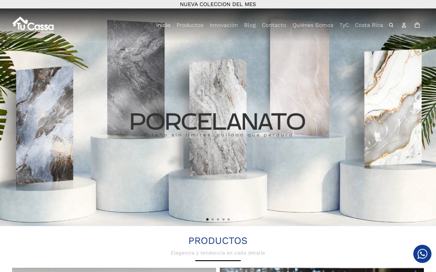 tucassa.com homepage screenshot