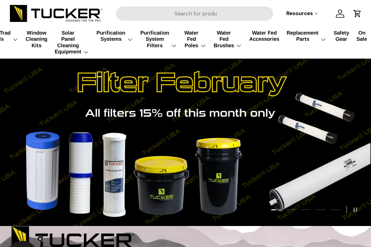 Tucker® USA homepage screenshot