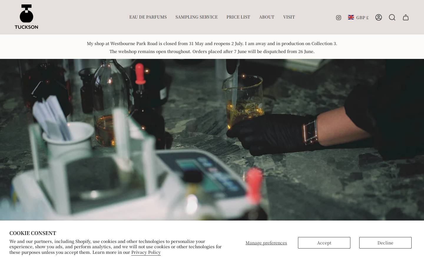 tucksonprojects.com homepage screenshot