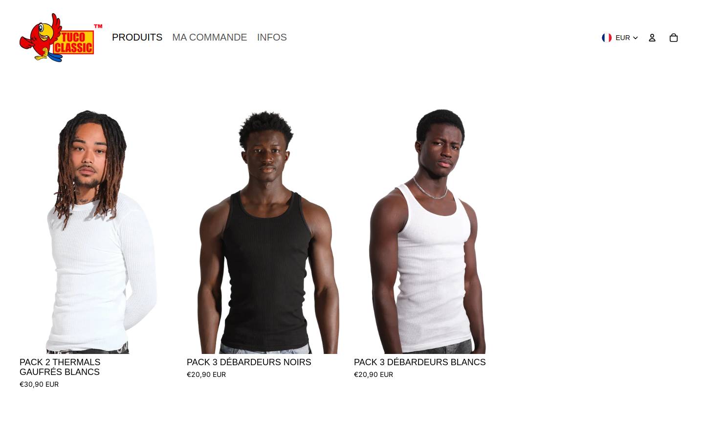 Tuco Classic homepage screenshot