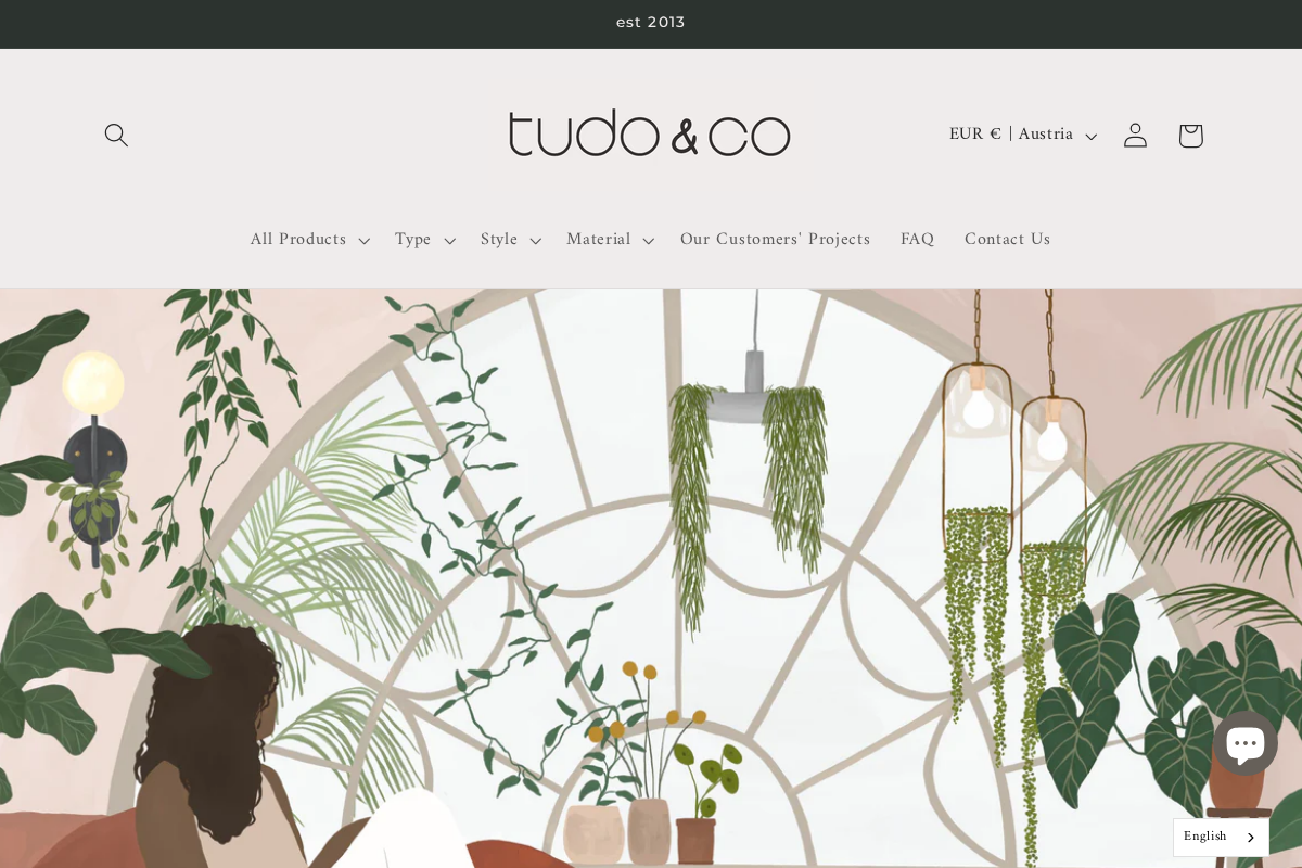 Tudo & Co homepage screenshot
