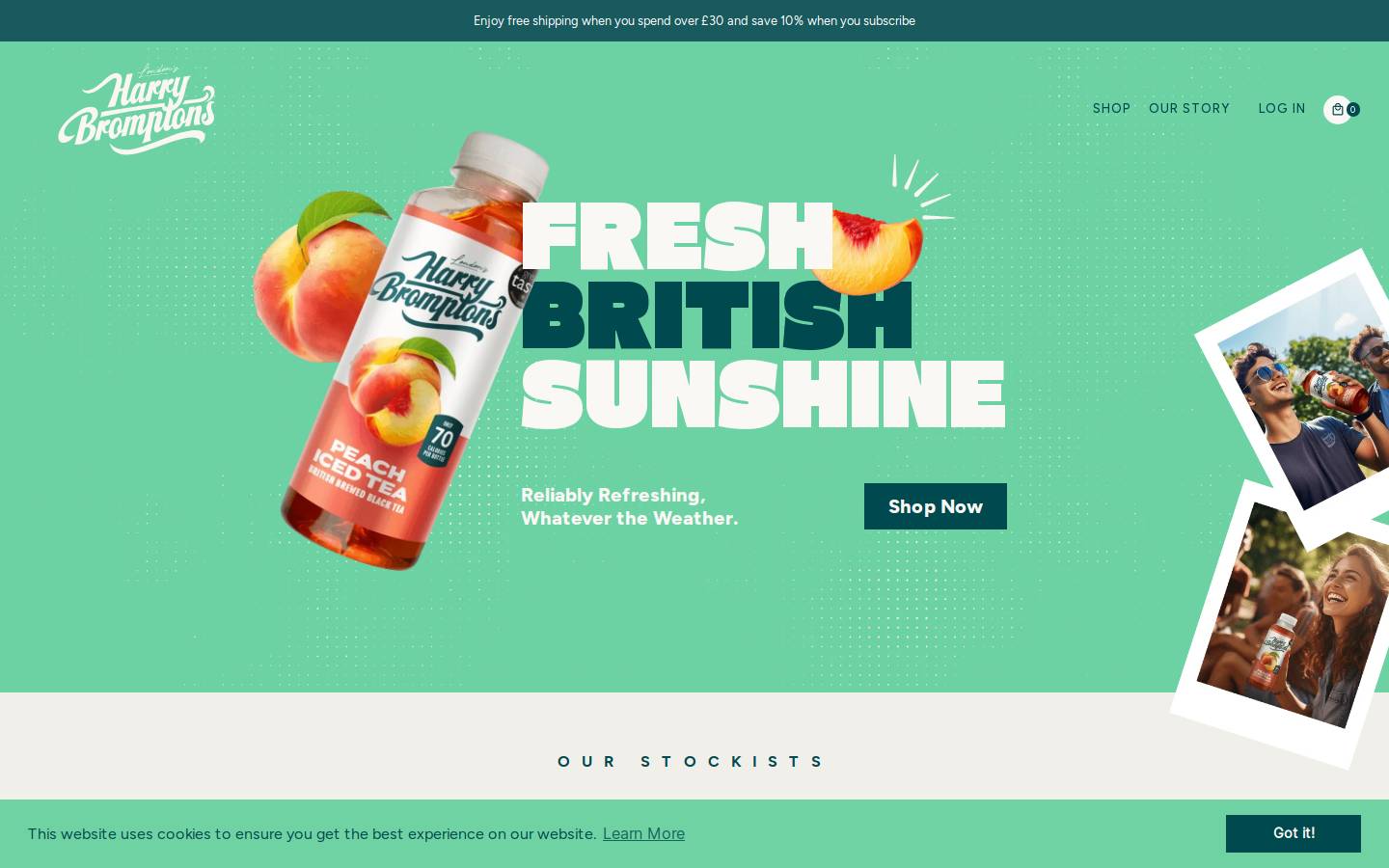 Tudordrinks homepage screenshot