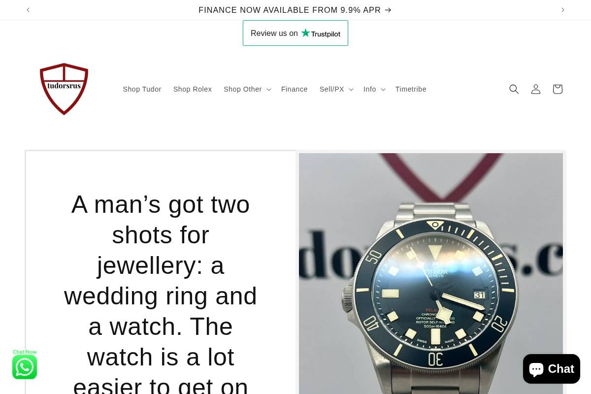 Tudorsrus Ltd. homepage screenshot