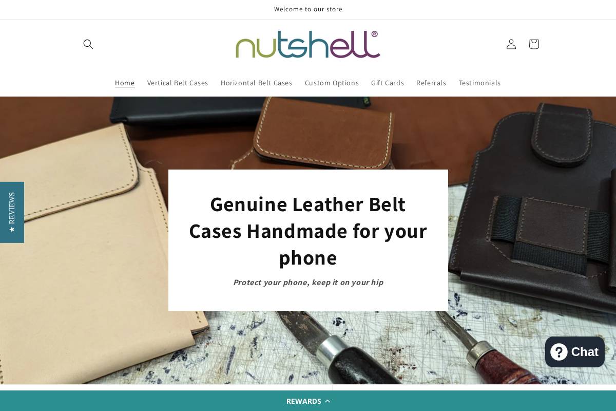 tuffasnuts.com homepage screenshot