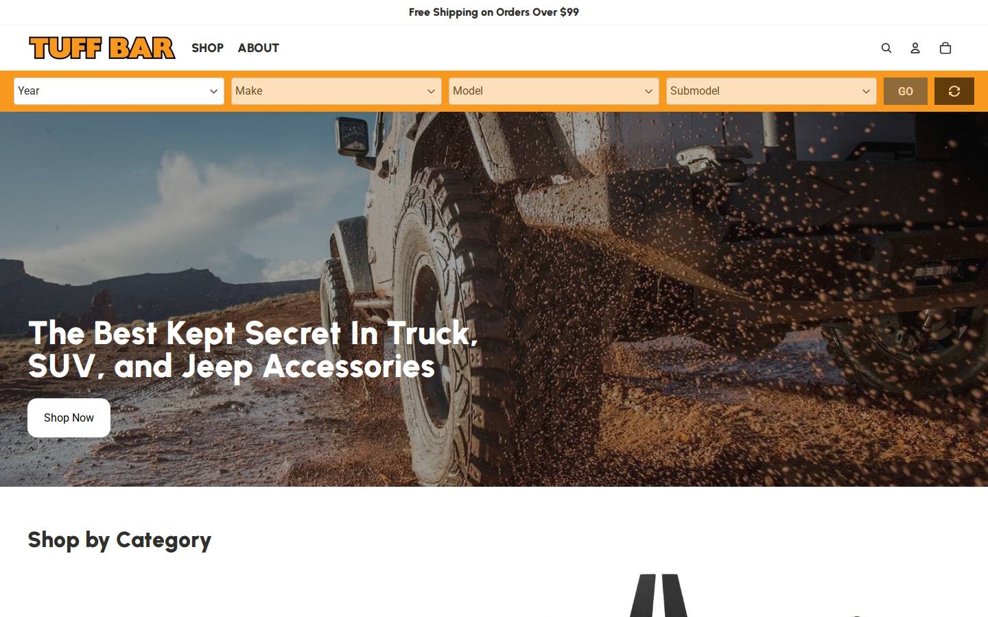 tuffbar.com homepage screenshot
