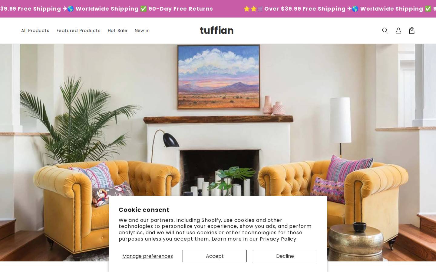 tuffian.com homepage screenshot