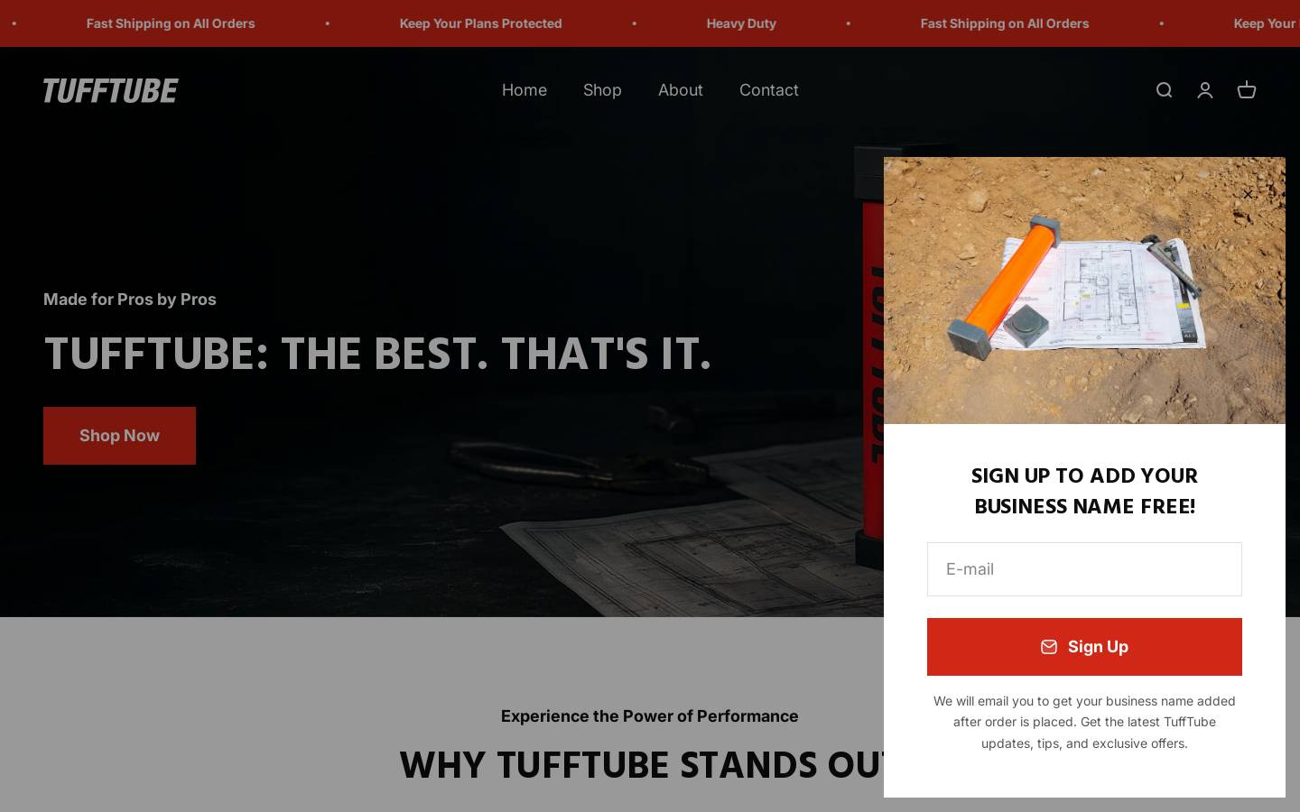 tufftube.com homepage screenshot
