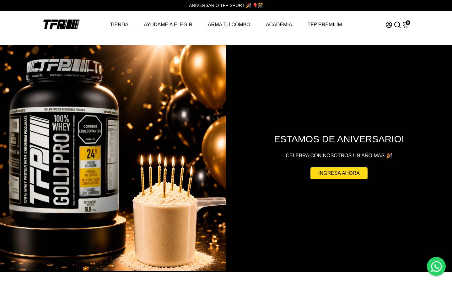 tuformaperfecta.com homepage screenshot