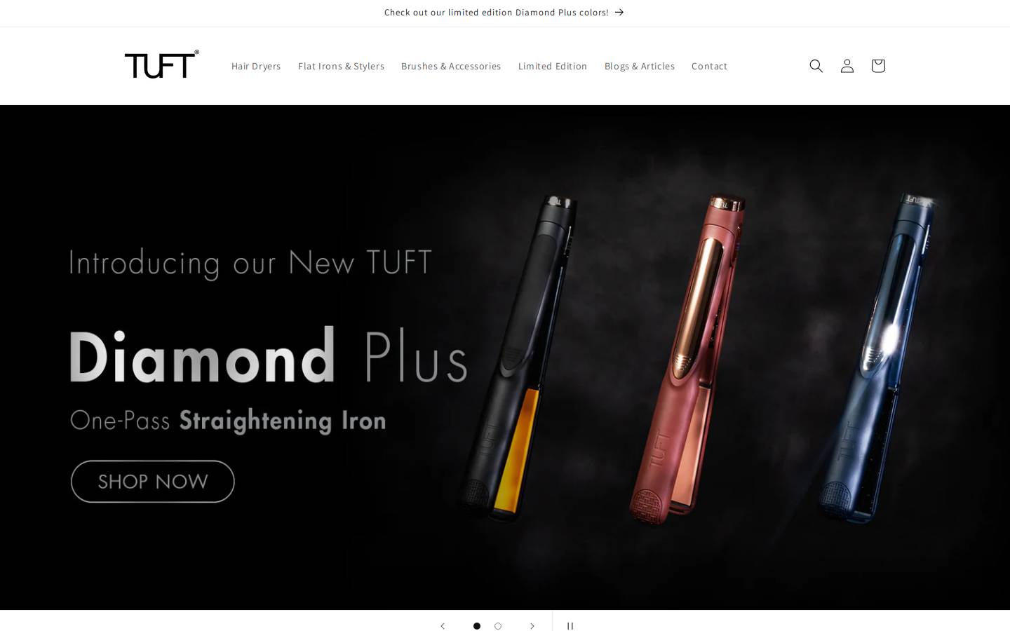 tuftusa.com homepage screenshot